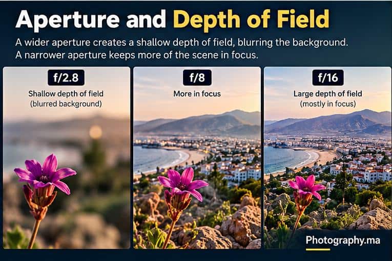 aperture depth of field photography