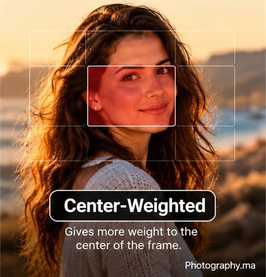 center weighted metering
