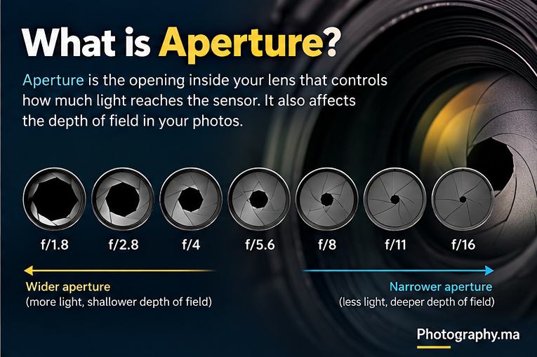 what is aperture photography